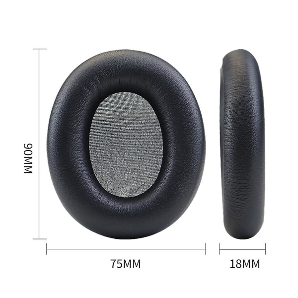Öronkuddar för Skullcandy Crusher ANC 2 Hörlurar - Minnesskum Öronmuffar Kuddar