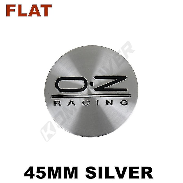 4 st Oz fälgcenterdekaler 45 mm & 50 mm & 56 mm & 65 mm sportfälgsdekaler O.z Racing-logotyp fälgdekaler navkapsemblem