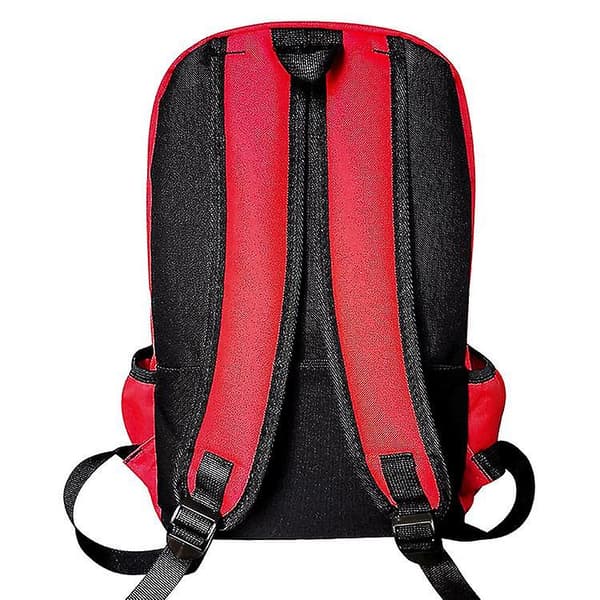 Regenbogen Freunde Schultasche Junge Rucksack Mädchen Buch Tasche Kinder Geschenk V Rot