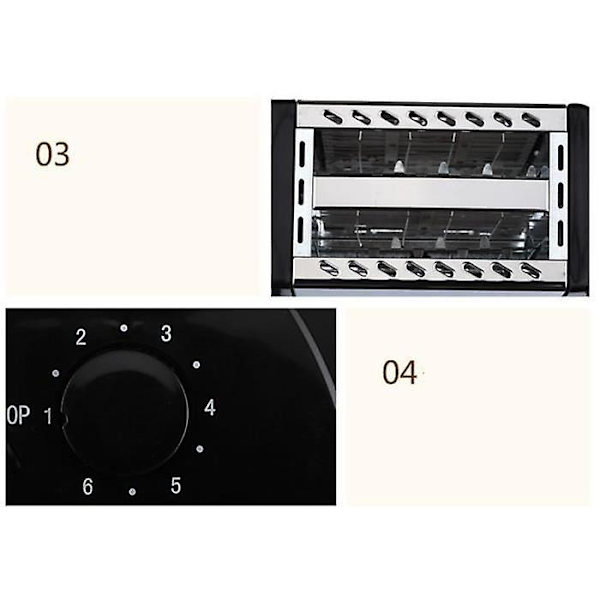2 Viipaleen Toasteri Bh 002 Monitoiminen Automaattinen Toasteri 2 Viipaleen Toasteri Kodinkoneet Musta