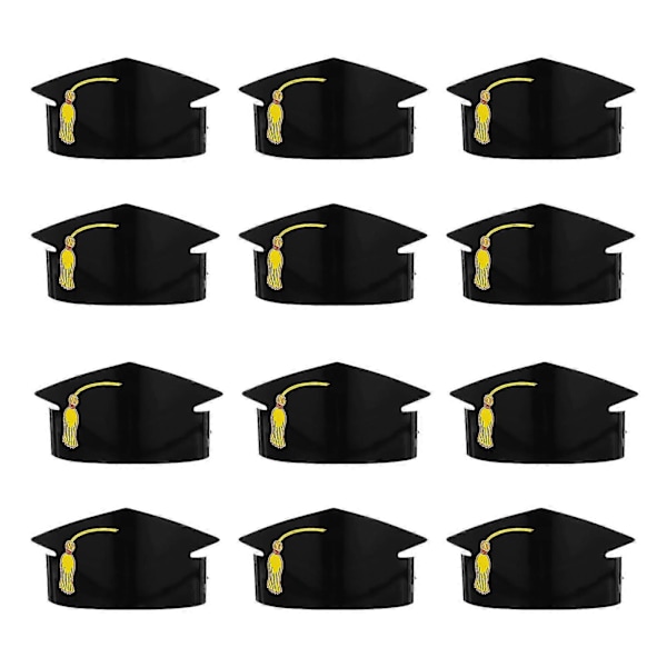 12 stk. Papir Graduation Caps DIY Graduation Hatter Materialer Party Favors