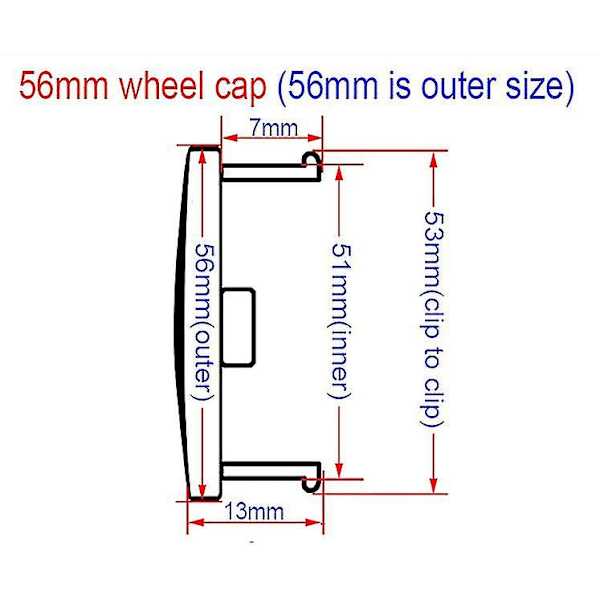 4 kpl 3d 56mm 60mm 65mm 68mm Auton pyörän keskiön navan kansi vanteen uudelleen asennus kannet Rotta tarra lisävarusteet Sbl