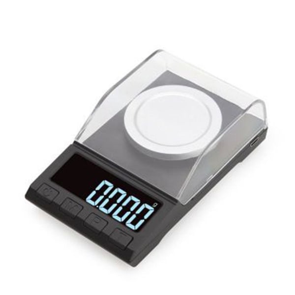 Mini Digital Skala 0,001g Hög noggrannhet för smycken Guld Silver Spannmål Liten Battery 20g