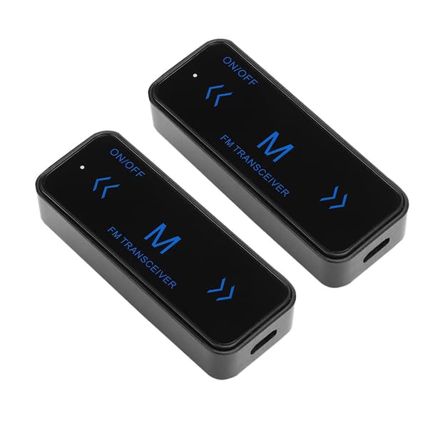 2-vägsradio Mini Walkie Talkie Intercom med 1-3 km kommunikationsavstånd - Set om 2
