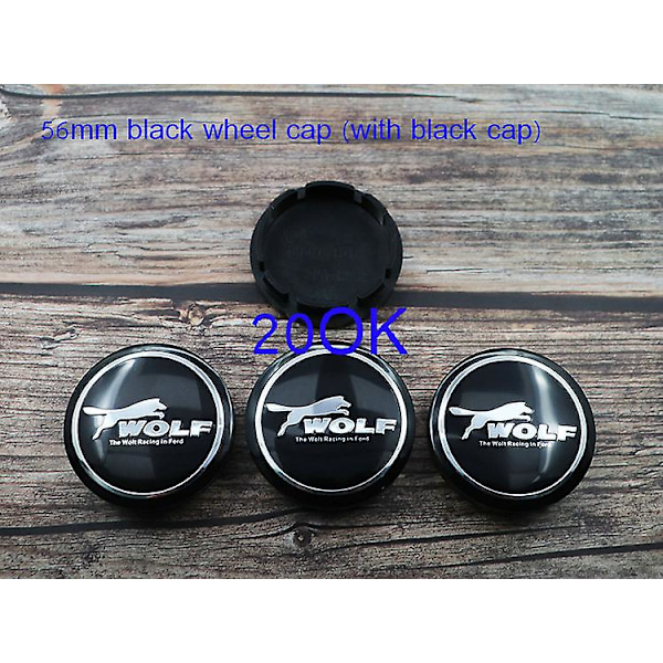 4 kpl 56mm 60mm 65mm 68mm Wolf Logo Auton Embleemi Pyörän Keskiö Napan Kansi Auto Vanteen Uudelleen Pölytiivis Kannet Tarra Muotoilu Tarvikkeet Johx