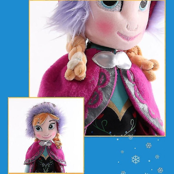 1 stk 30/40/46/50 cm Frosne Anna Elsa Olaf Dolls Snow Queen Princess Stuffed Plush