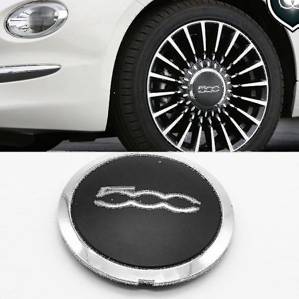 133mm Hjulkapsel til Fiat 500 Hjul Center Hub Caps Sølv
