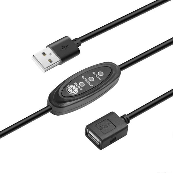 USB 5V hastighetskontrollerbrytere Elektroniske 3-trinns justerbare regulatorbrytere for vifteblåsere Takviftehastighetskontroll