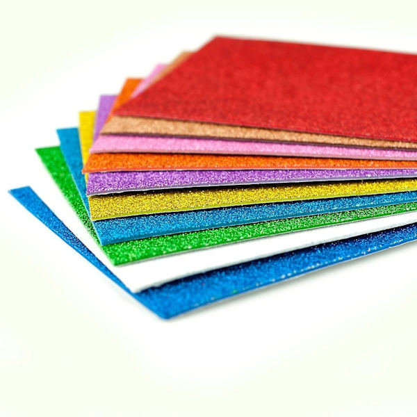 Självhäftande Skumark 20-pack (glitter)