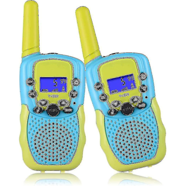 2 Pakkausta Sopivia 3-12-Vuotiaille Lapsille Sopivia Walkie-Talkieita 22 Kanavalla