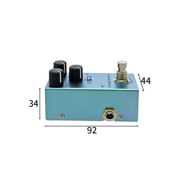 Analog Chorus Gitarr Effektpedal - Mini True Bypass Choruspedal med Hastighets- och Djupkontroller