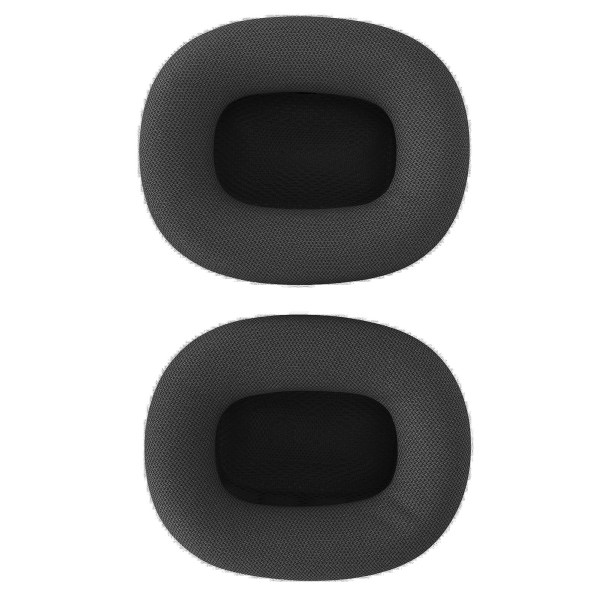 Ersättningsöronsnäckor i mjukt minnesskum och proteinläder för Airpod Max-hörlurar Black