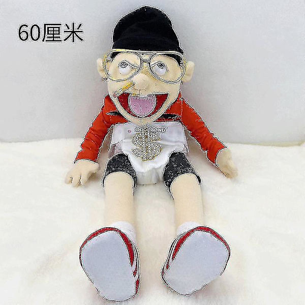 Ulkomainen kauppa Jeff käsipukki lelu suu hauska plussilelu zombi rock Jeff vanhemmat-lapsi käsipukki suu voi liikkua rock singer hand puppet