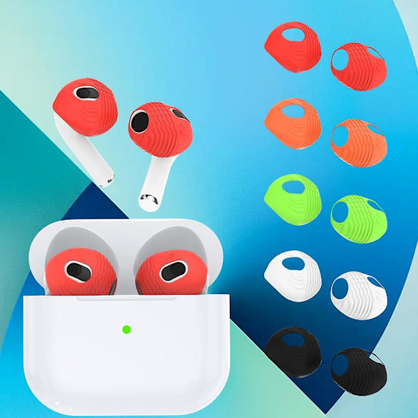 Öronproppar Mjuka Skydd In-Ear Örontoppar Silikon Öronproppar Hylsa För Air Pods 3 Öronpropp