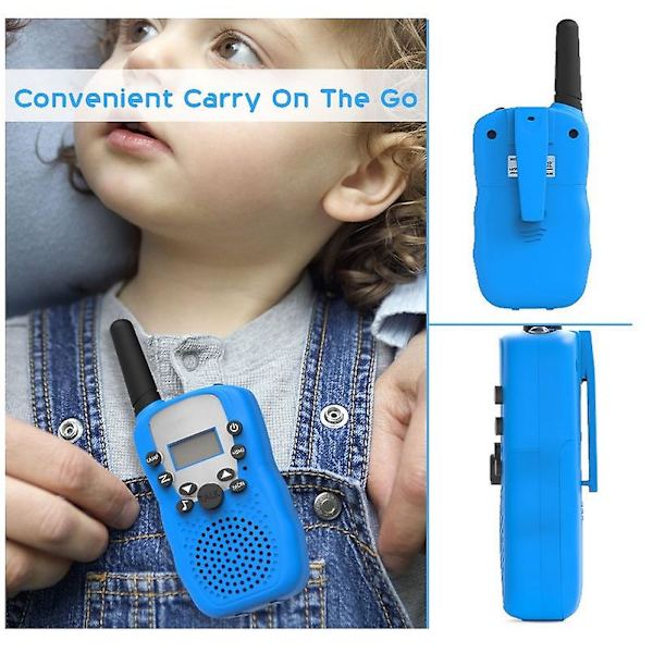 Walkie Talkies Lapset Walkie Talkie Lapsille Walky Talky Taustavalaistulla Taskulampulla 3 Km Kantama Ulkoiluseikkailuihin