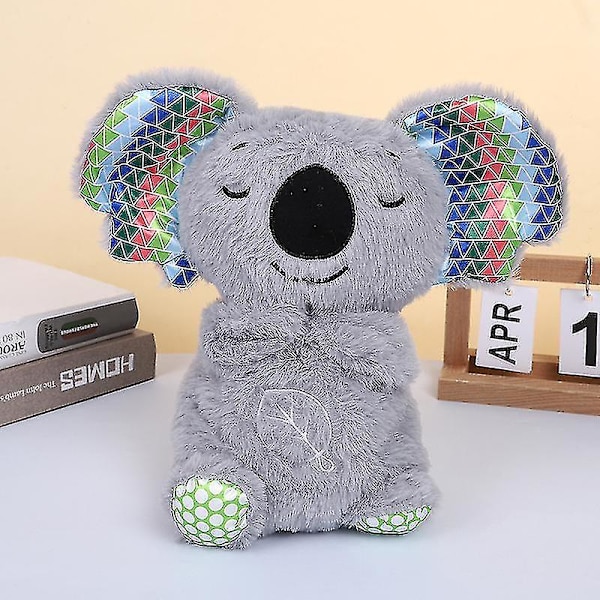 Åndende Koala Plyslegetøj Med Lys Og Lyd Nyfødt Babygave Med Musik onesize