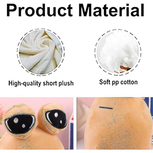 Alien Pou Plyslegetøj, Emotion Alien Plushie Fyldt Dyr Pou Dukke