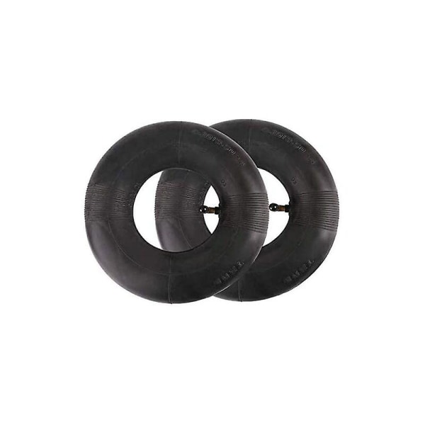 2 Pieces 4.10/3.50-4 Inch Series Inner Tube Tire for Hand Truck, Trolley, Hand Cart, Garden Cart, Lawn Mower, Replacement Tube 4.10-4