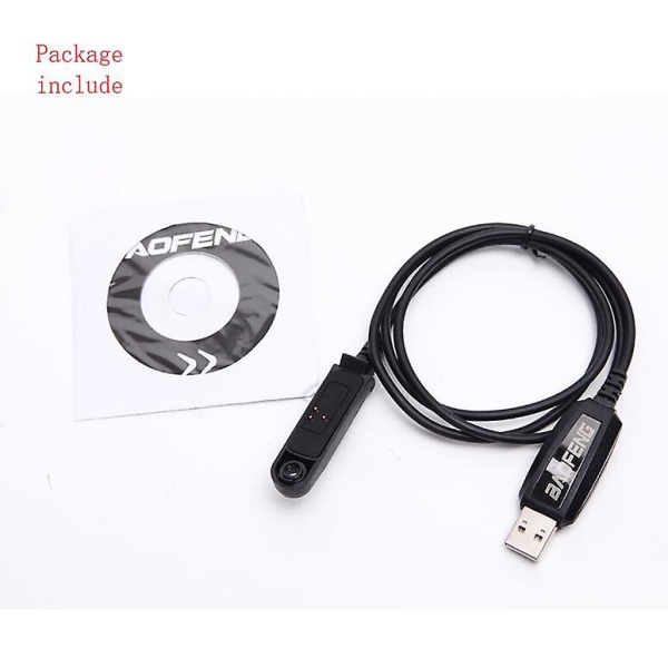 Baofeng Walkie Talkie USB Programmeringskabel CD til UV-9R Plus A58 Radio