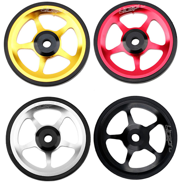 Litepro Easy Wheel og Forlængelsesstang til Brompton Bagagebærer Easywheel Teleskopstang
