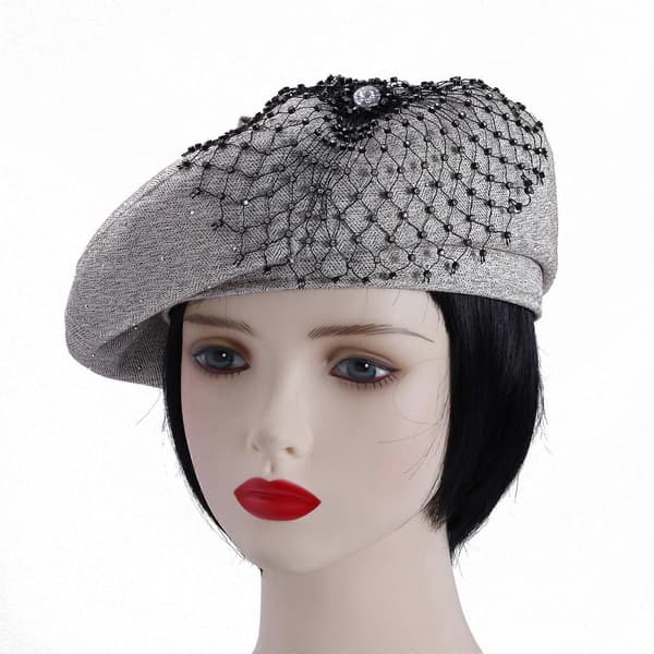 Trendig baskermössa Unisex Trendig baskermössa Ungdomsmodehatt Vardagsmössa för snygga outfits Grå Gray