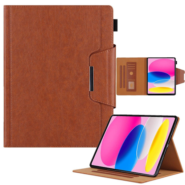 Smart tablettveske i skinn for iPad 10. generasjon 10.9 2022