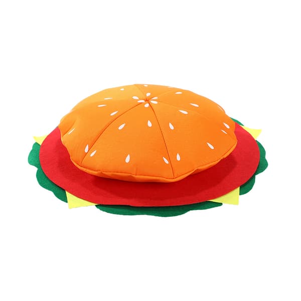35*35cm Gul Hamburger - Formad Nyhetshatt