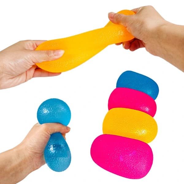 4 sensoriske lekkasjer med superrask SquishDecompression-lekkasje, Maltos klypeNeeDoh Gumdrop