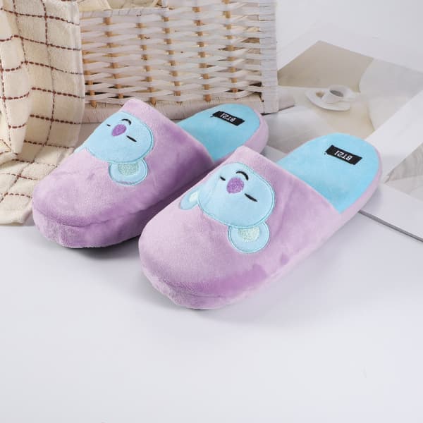Kpop Bts Bt21 Unisex Varma Tofflor med Halkfri Sula -ES Cooky