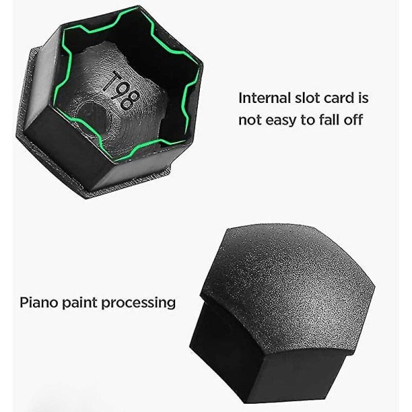 Til Tesla Hjulkapsæt Center Hub Cap Sæt Hjulmøtrik Dæksel Center Modifikation Hub Cover Til Model Y Mode 3 Mode S Mode X