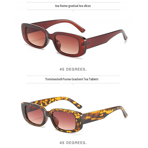 Moderne Solbriller med Lille Stel til Mænd og Kvinder - Trendy Gadebriller Leopard print