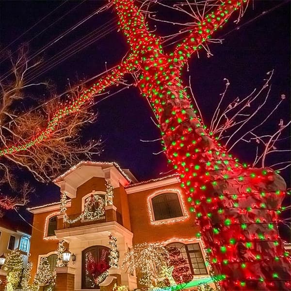 200-LED Grön Ljusslinga Tålig
