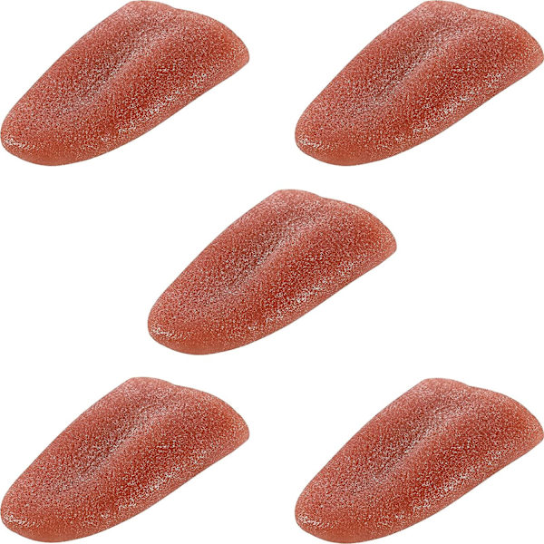 5-pack Falsk Tunga Realistisk Falsk Tunga Skämt Tunga Leksaker Artificiell Skräck Tunga Magi