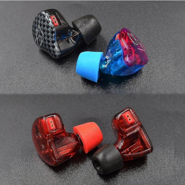Ny Uppgradering 3 par (6 st) Ljudisolerande Bekväma Minnesskum Öronproppar Öronkuddar Hörlurar För In-Ear