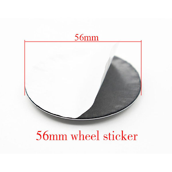 4 stk 56mm 60mm 65mm 68mm Abt Bil Logo Hjul Senter Hub Cap Felg Refit Merke Deksel Auto Dekor Emblem Klistremerker Tilbehør