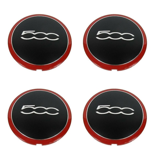 4 kpl 133 mm:n pyörän keskiön napahatut embleemitarra 68078419ac 68078421ac 51884863 punainen