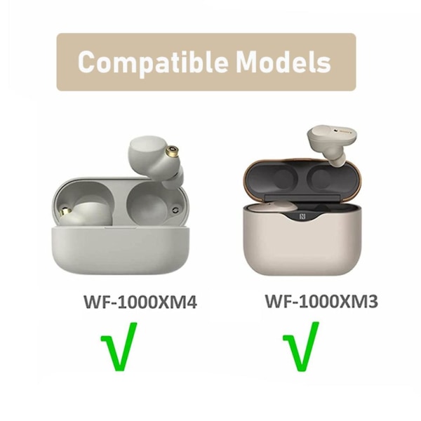 Ørepropper Øretips Puder Til Wf-1000xm4 Hukommelsesskum Øretips Ørepropper Øretips Gray S