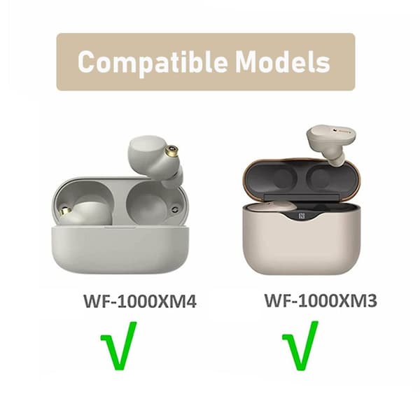 Øreproppputer i minneskum for WF-1000XM4 - Øreproppputer, øreproppspisser Black M
