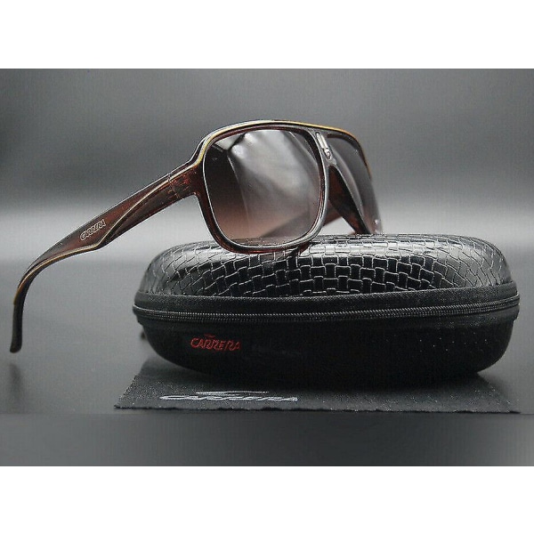 Carrera Ruthenium Pilot Gradient Lens Solglasögon för Män + Box Brown