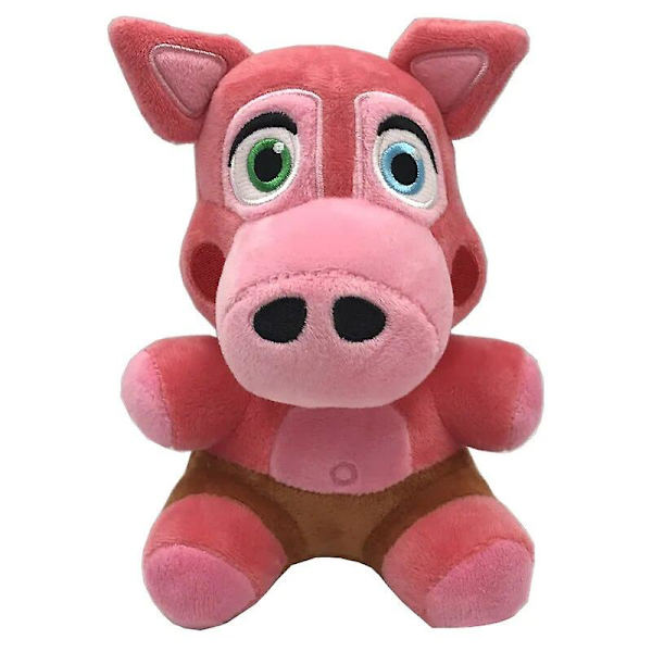 Vissna Lila Kanin Plyschleksaker 7 Tum FNAF Security Breach Bonnie Dock Samlarobjekt Nightmare Freddy Plyschleksaker för Barnfans A15