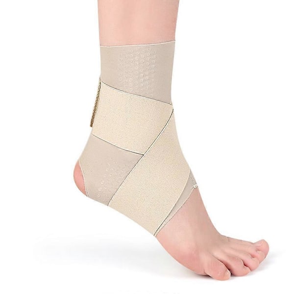 1 kpl Nilkkatuki Koripallo Jalkapallo Retkeily Fitness Ulkoilu Urheilu Kompressio Nilkkasuoja - Skin Color M