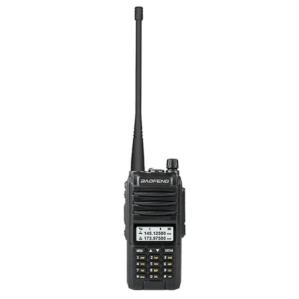 A58S Walkie Talkie Tri-Band VHF UHF Dual Band Sändare/Mottagare Bärbar Handhållen CB Ham Radio black