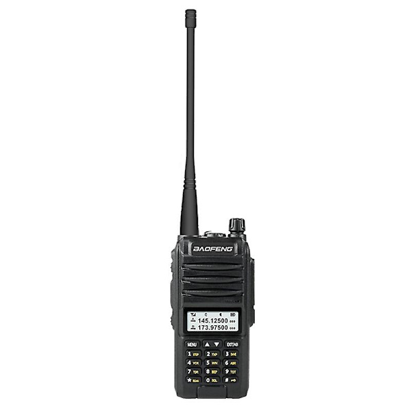 A58S Walkie Talkie Tri-Band VHF UHF Dual Band Transceiver Bærbar Håndholdt CB Ham Radio black