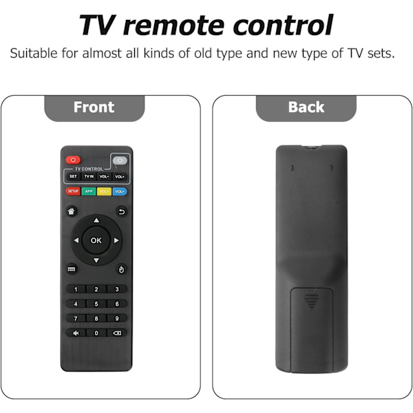 Universal fjernbetjening til PC MXQ-4K MXQ-Pro TV STB TV Box IPTV