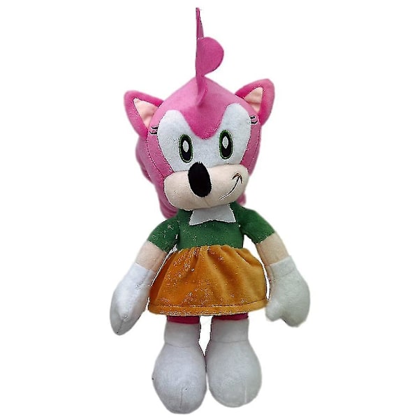 Sonic-pelihahmo Pehmolelu 3D Pehmeä Täytetty Piirretty Leikki Lasten Halaukseen Sopiva Tyyny Default Pink Sonic