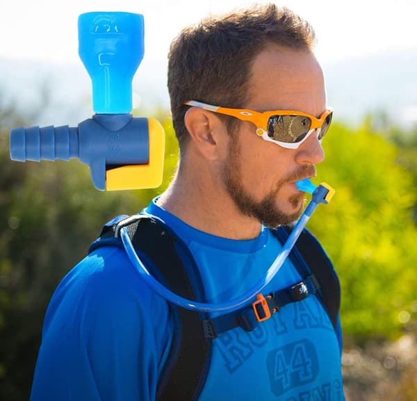 Replacement Bite Valve and 5 Silicone Nozzles, for Outdoor Backpack Hydration Bladder Reservoir