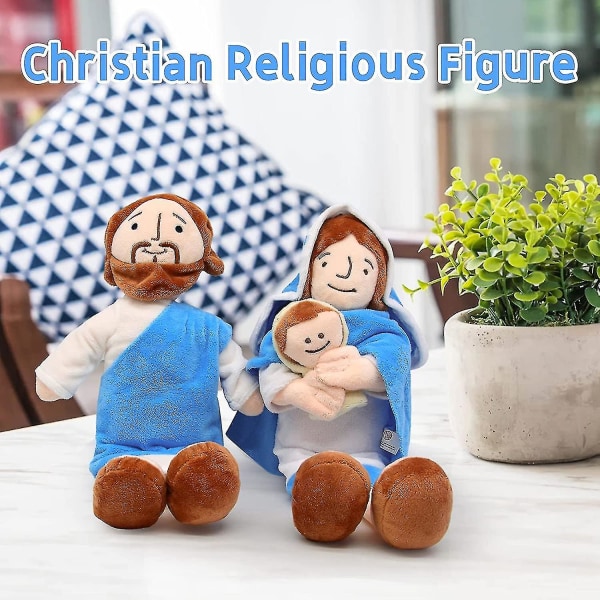 30 cm Jeesus-pehmolelu Ystäväni Jeesus-täytetty nukke Kristus Uskonnollinen Jeesus-lelut Klassinen Uskonnollinen Vapahtaja Jeesus-pehmo Jesus and Maria