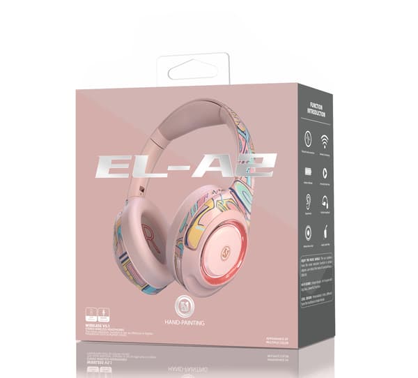 Trådløst Bluetooth-headset Kablet Gaming Computer Gaming Headset Vanntett Sport Rosa