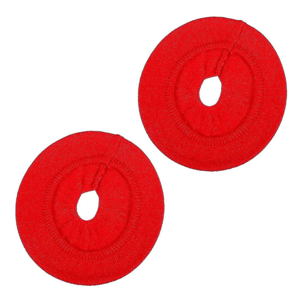 1 Par Hållbara Öronproppsskydd Dammskydd För Öronproppar Red 10X10CM