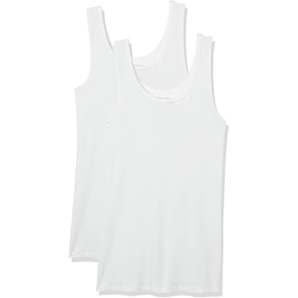 Slank tanktop til kvinder, to-pak